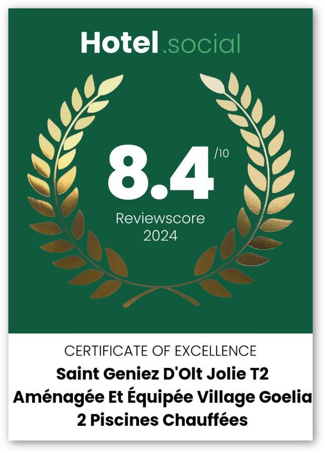 Saint Geniez D'Olt Jolie T2 Amenagee Et Equipee Village Goelia 2 Piscines Chauffees Exterior photo